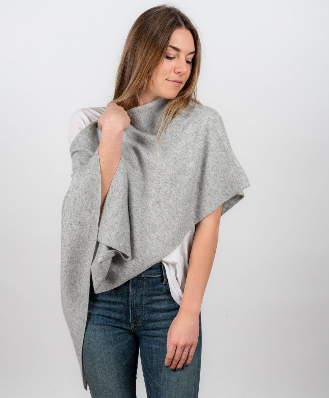 Cashmere Topper Grey
